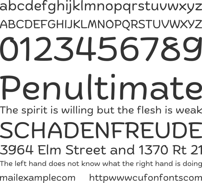 Biski Trial font preview