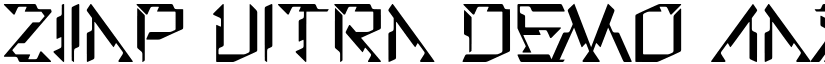 Zilap Ultra DEMO font