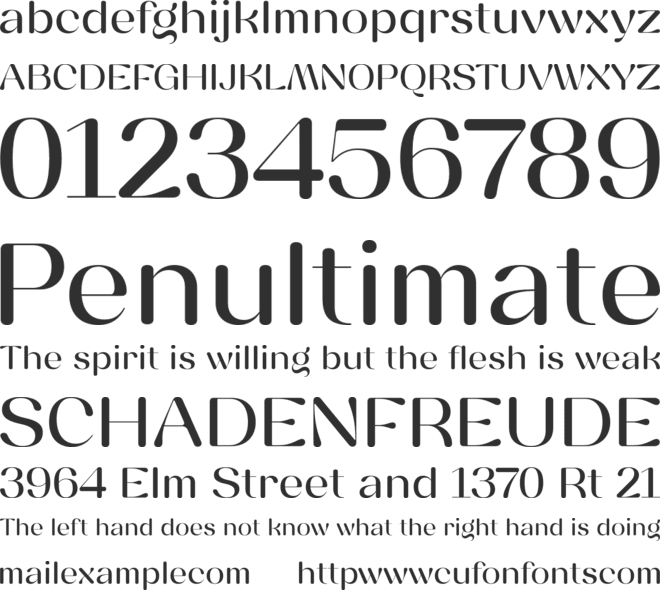 Yodnam Trial font preview