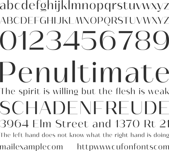 Athisthan Trial font preview