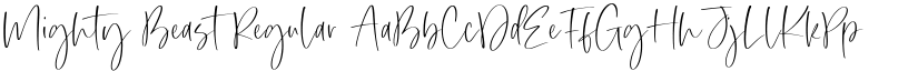 Mighty Beast font download