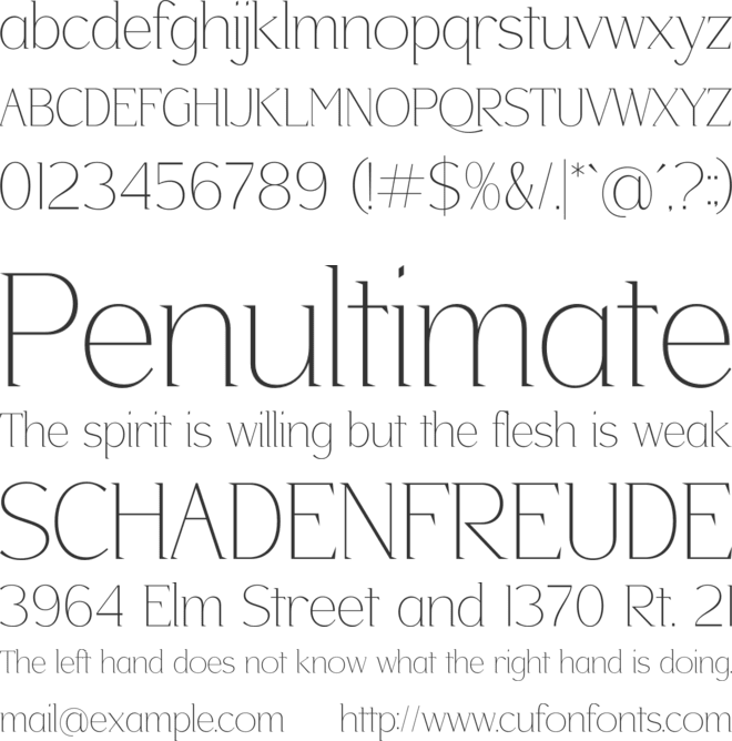 Wordefta font preview