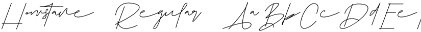 Homstane Regular font