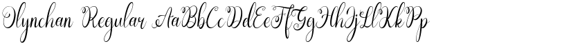 Olynchan Regular font
