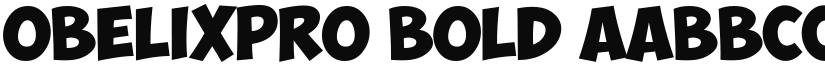 ObelixPro Bold font