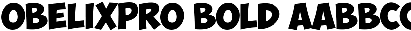 ObelixPro Bold font