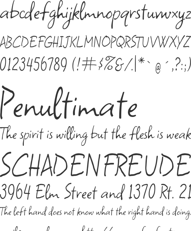 Square Peg font preview