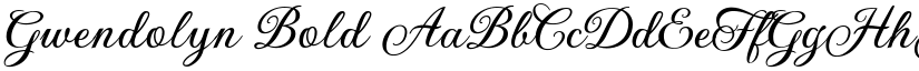 Gwendolyn Bold font