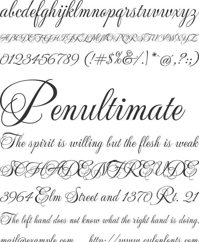 Mea Culpa font preview