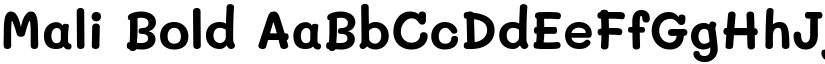 Mali Bold font