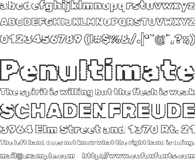 Rubik Iso font preview
