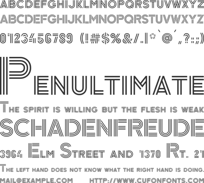 Zen Tokyo Zoo font preview