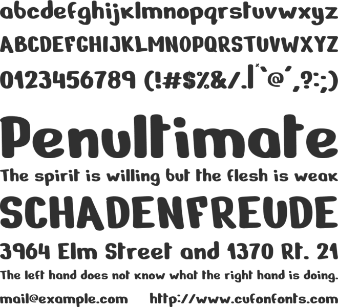 Nerko One font preview