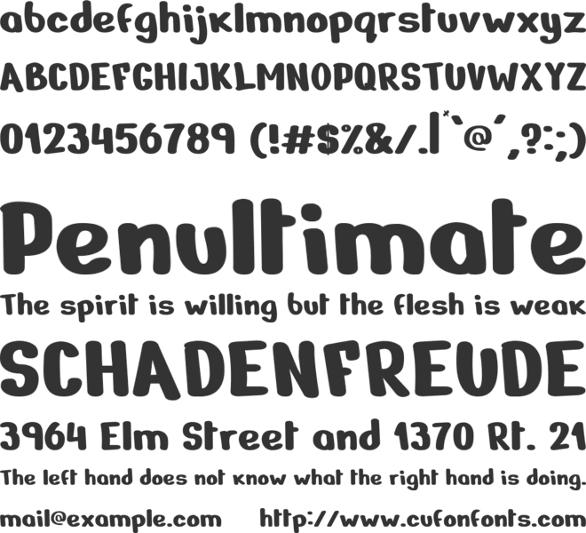 Nerko One font preview