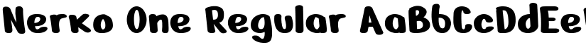 Nerko One Regular font