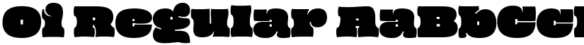 Oi Regular font