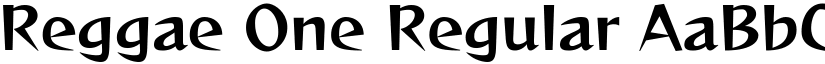 Reggae One font download