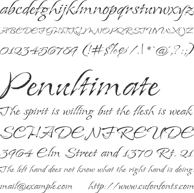 Island Moments font preview