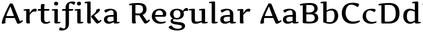 Artifika Regular font