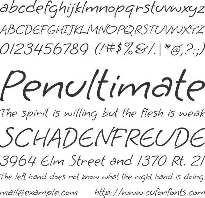 Grape Nuts font preview