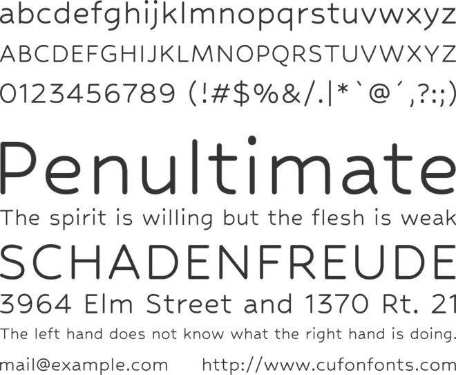 Hubballi font preview