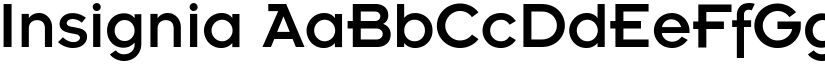 Insignia font