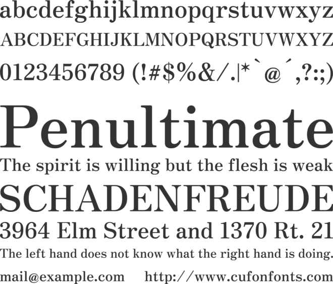 Zen Antique Soft font preview