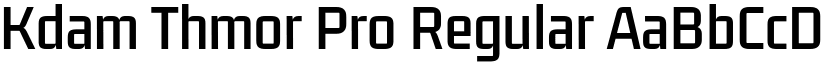 Kdam Thmor Pro Regular font