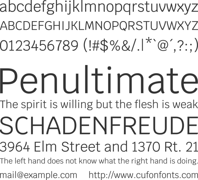 Krub font preview