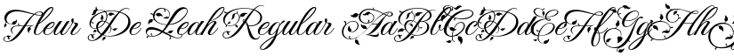 Fleur De Leah Regular font