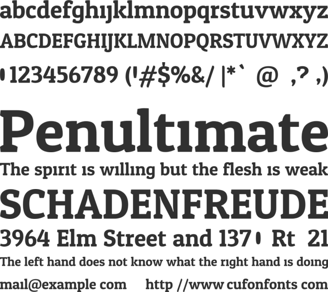 Odor Mean Chey font preview