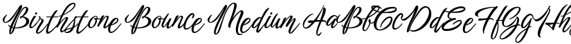 Birthstone Bounce Medium font