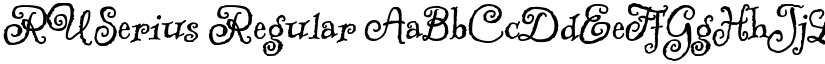RU Serius font download