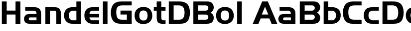 HandelGotDBol font