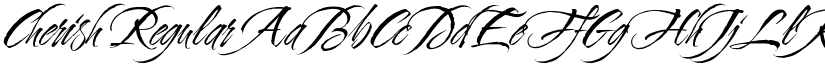 Cherish Regular font