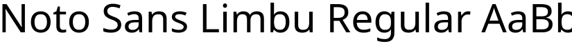 Noto Sans Limbu Regular font