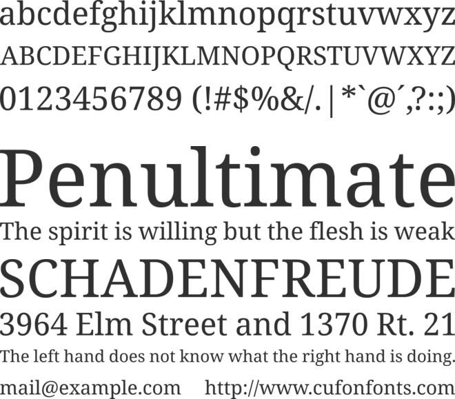 Noto Serif Dogra font preview