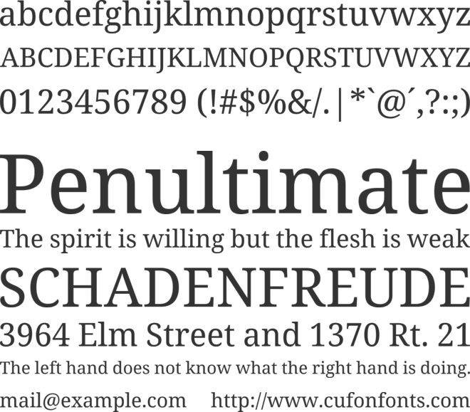 Noto Serif Dogra font preview
