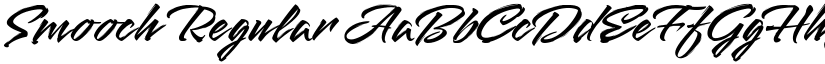 Smooch Regular font