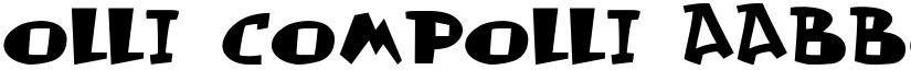 Olli Compolli font