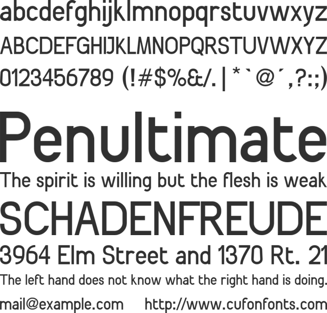 Patinio Neue font preview