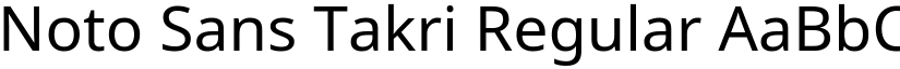 Noto Sans Takri Regular font