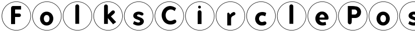 FolksCirclePositive font