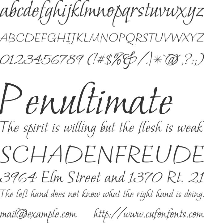 Moon Dance font preview