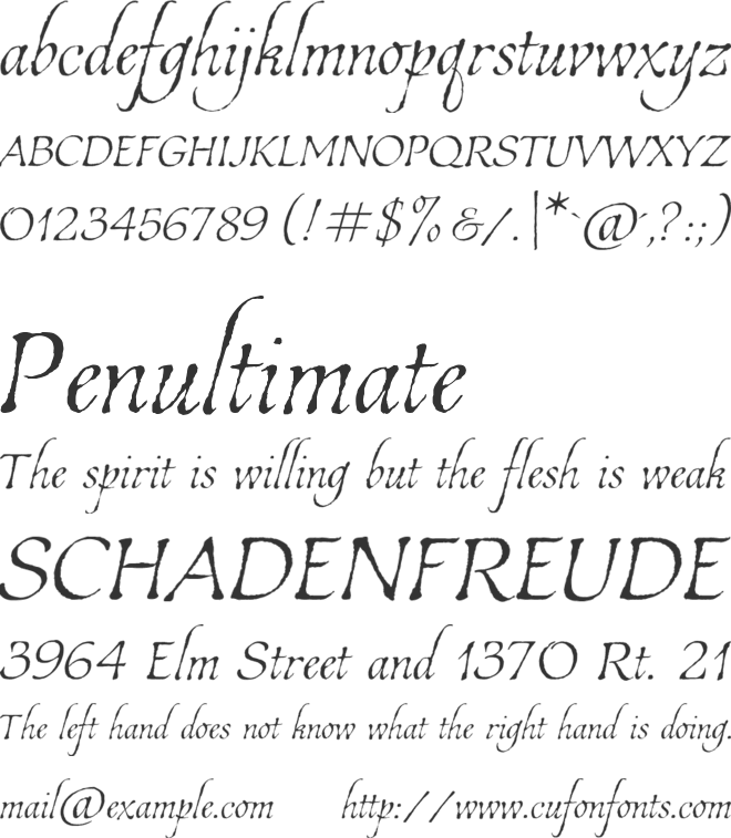 Estonia font preview