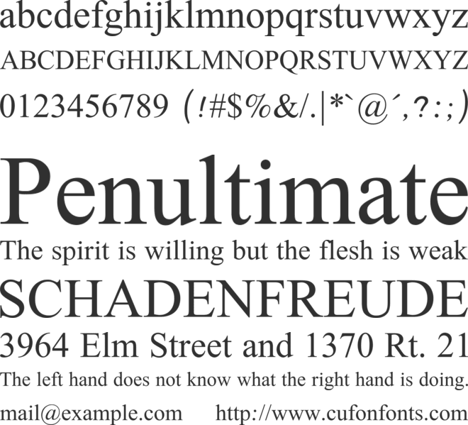 Tai Heritage Pro font preview