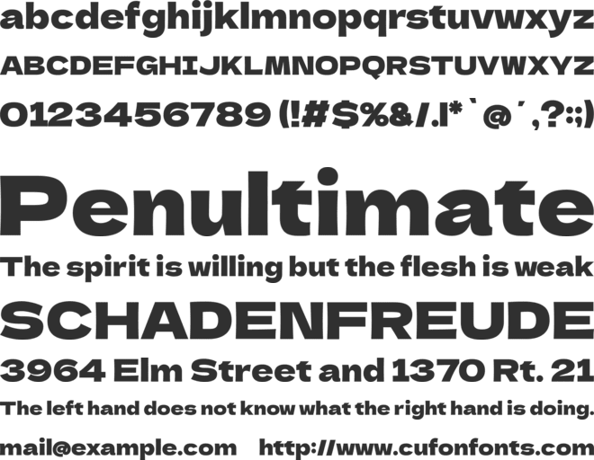 Dela Gothic One font preview