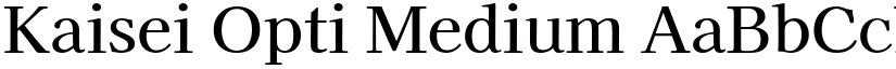 Kaisei Opti Medium font