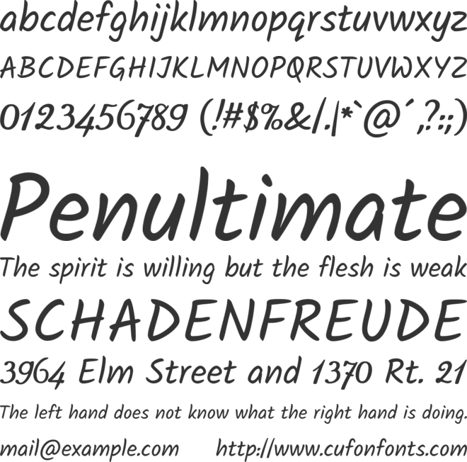 Solitreo font preview