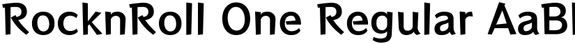 RocknRoll One font download